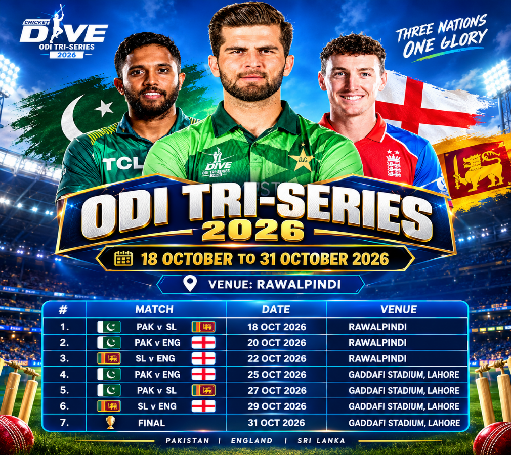 Pakistan ODI Tri-Series 2026