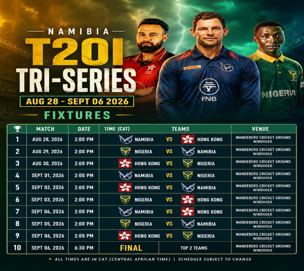 Namibia T20I Tri-Series 2026